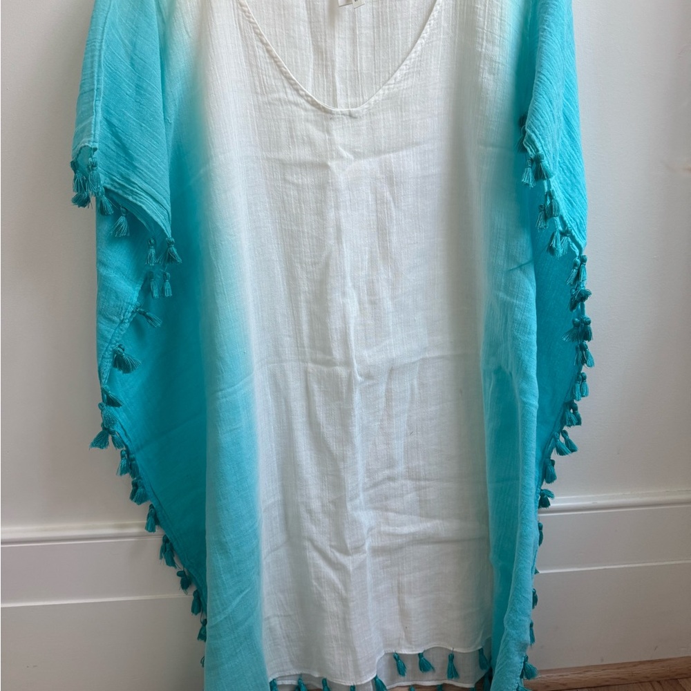 Seafolly Cream V-Neck Kaftan